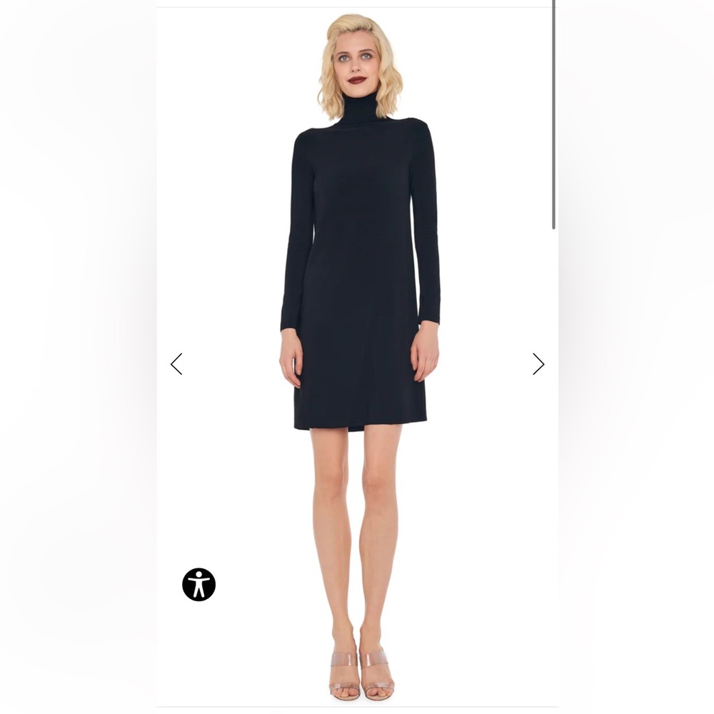 Norma Kamali TURTLENECK DRESS TO KNEE Size S NWT